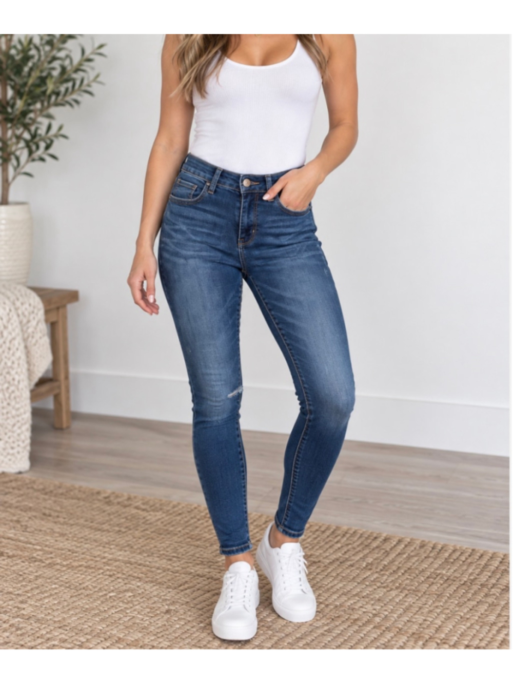 American Eagle Super Stretch Skinny Jeans Size 00 Short Dark Wash High Rise